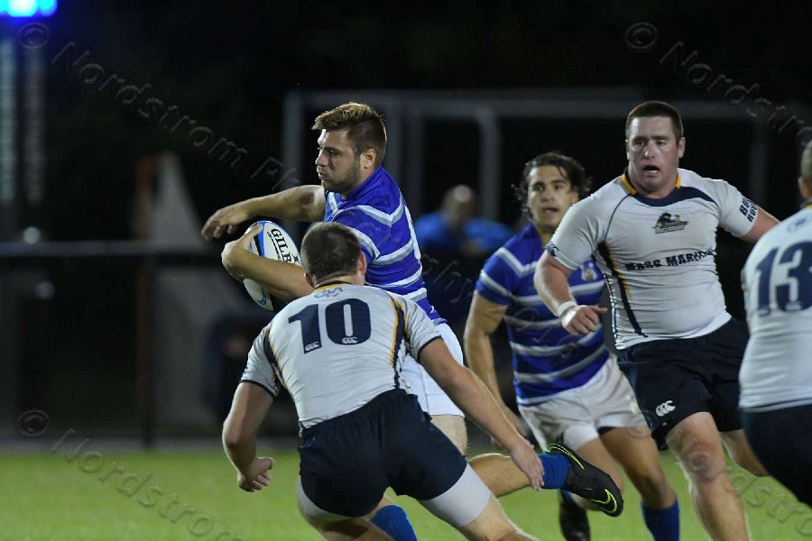 Wheaton Men\'s Rugby vs Mass Maritime.  Photo by Keith Nordstrom
